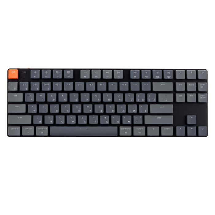 Клавіатура Keychron K1SE 87 Key Optical Brown White Led Hot-Swap Wireless UA Black (K1SED3_KEYCHRON)