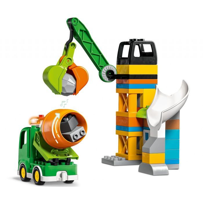 Конструктор LEGO DUPLO Town Строительная площадка 61 деталь (10990) изображение 4