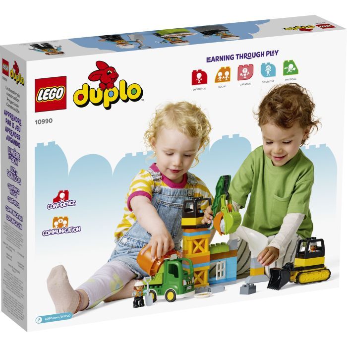 Конструктор LEGO DUPLO Town Строительная площадка 61 деталь (10990) изображение 5