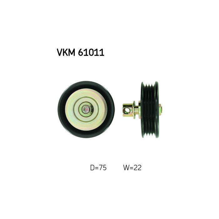 Ролик натягувача ременя SKF VKM 61011