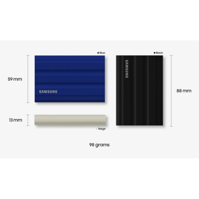 Накопичувач SSD USB 3.2 1TB T7 Shield Samsung (MU-PE1T0S/EU) зображення 8