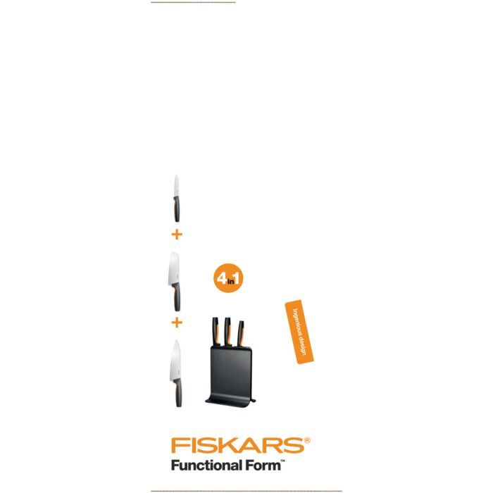 Набір ножів Fiskars Functional Form 3 шт (1057555) зображення 4