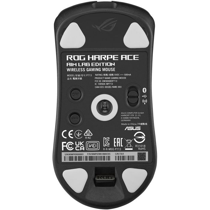 Мышка ASUS ROG Harpe Ace Aim Lab Edition Bluetooth/Wireless Black (90MP02W0-BMUA00) изображение 9
