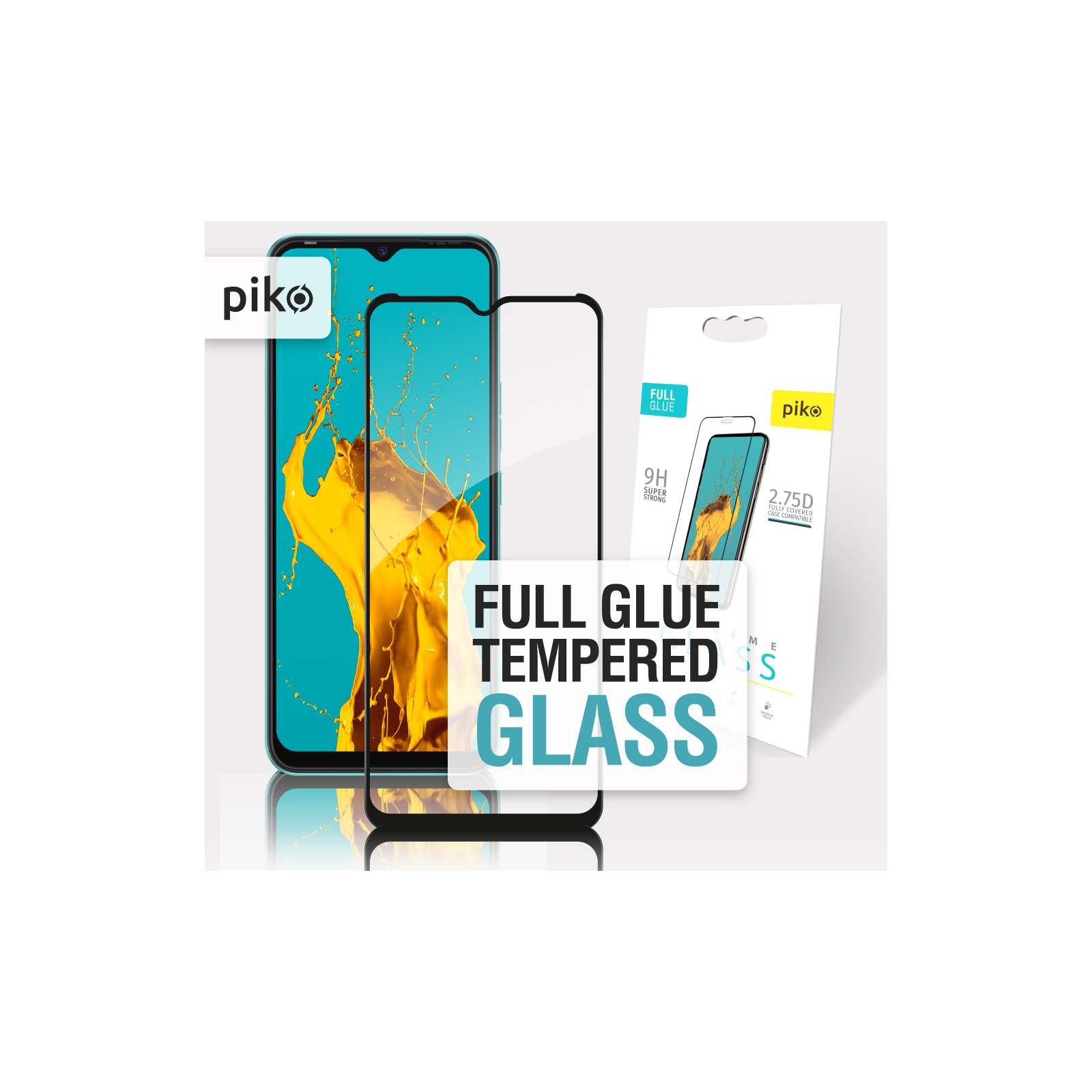 Стекло защитное Piko Full Glue Tecno Spark 8 (1283126533105) изображение 5