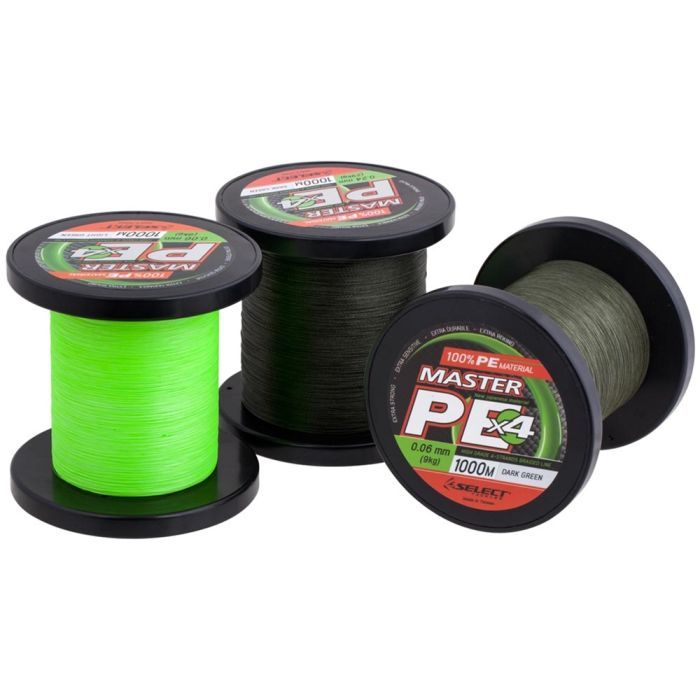 Шнур Select Master PE 1000m Dark Green 0.27mm 33kg (1870.15.93) изображение 2