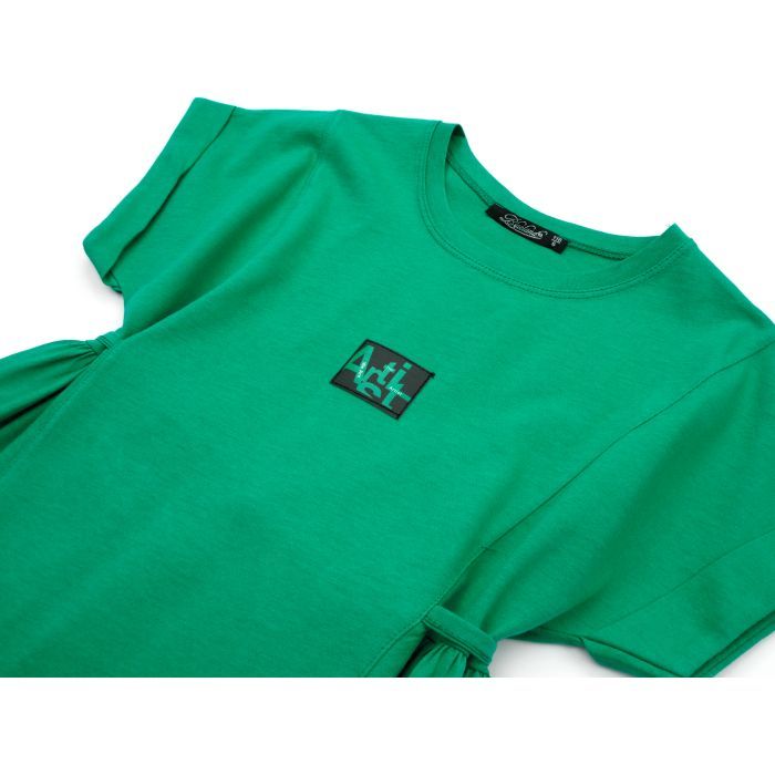Платье детское Blueland трикотажное (3557-152G-green) изображение 3