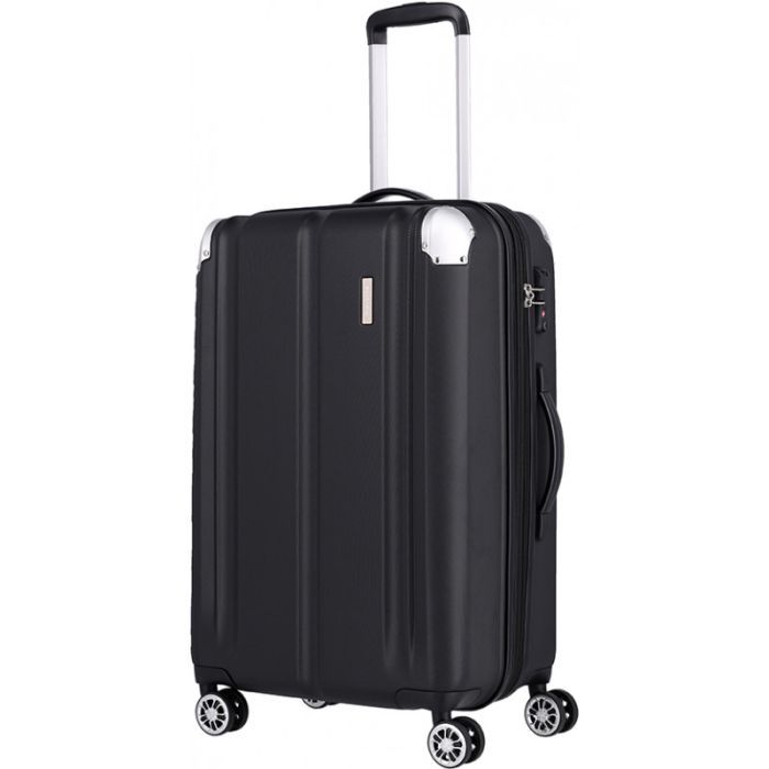 Чемодан Travelite City Black M exp (TL073048-01)