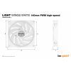 Кулер для корпуса Be quiet! Light Wings White 140mm PWM high-speed (BL103) изображение 7