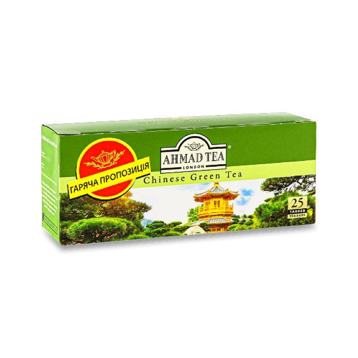 Чай Ahmad Tea Китайський Зелений 25х1.8 г (54881011198)