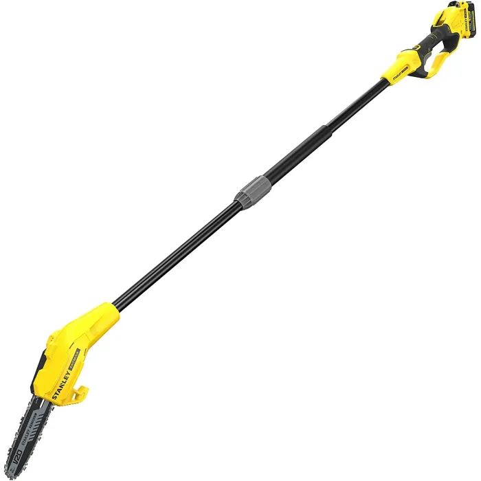 Кусторез Stanley FatMax, высоторез, 20V, 4Ah, шина 20 см, цепь 3/8 (SFMCPS620M1)