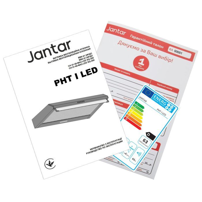 Вытяжка кухонная Jantar PHT I LED 50 WH изображение 10