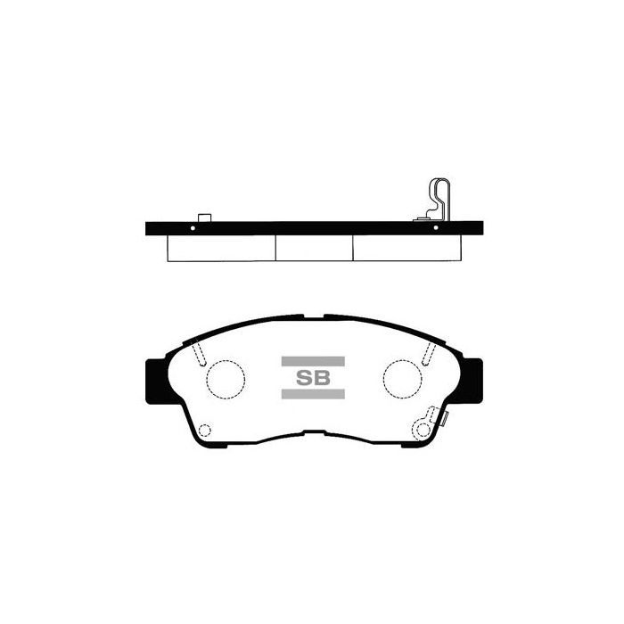 Тормозные колодки HI-Q SP1110
