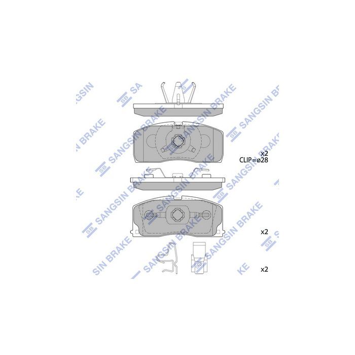 Гальмівні колодки HI-Q SP2154