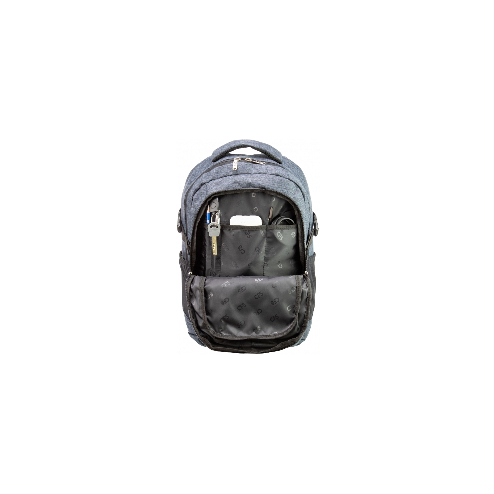 Рюкзак школьный Cool For School Темно-серый 145-175 см (CF86744-03) изображение 6