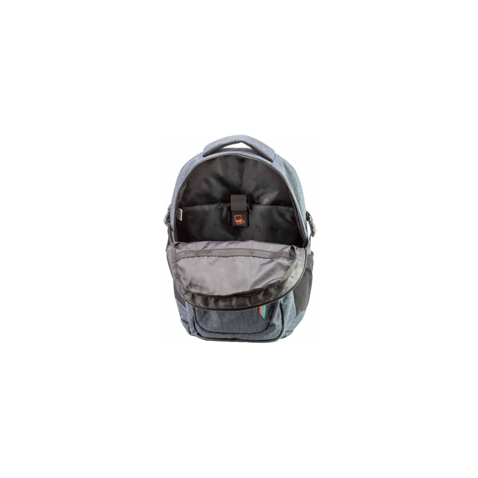 Рюкзак школьный Cool For School Темно-серый 145-175 см (CF86744-03) изображение 7