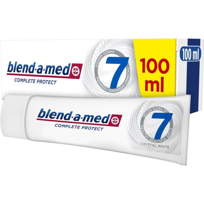 Зубная паста Blend-a-med Complete Protect 7 Кристальная белизна 75 мл (8001090716705)
