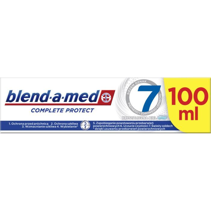 Зубная паста Blend-a-med Complete Protect 7 Кристальная белизна 75 мл (8001090716705) изображение 2