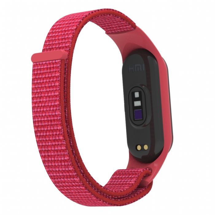 Ремінець до фітнес браслета Armorstandart нейлоновий для Xiaomi Mi Band 7/6/5/4 Red (ARM67842) зображення 2