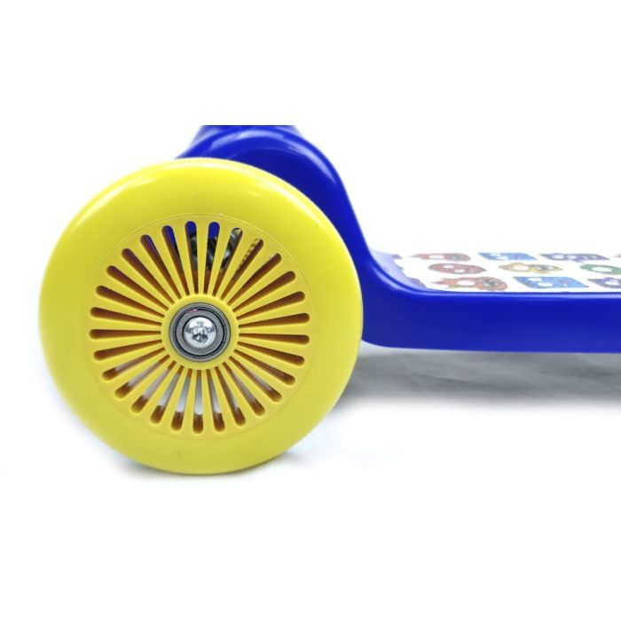 Самокат Bimbo Bike Butterflies 12" з регулюванням висоти Рожево-жовтий (75802-IS) зображення 4