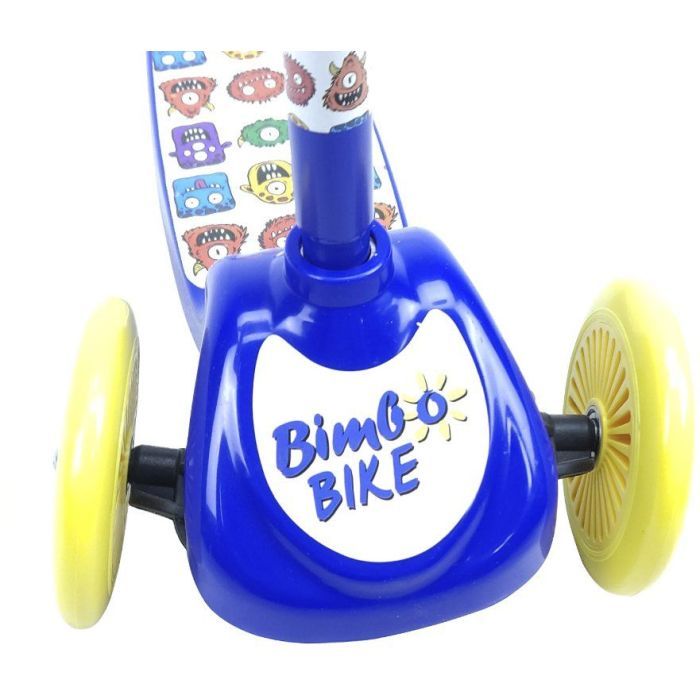 Самокат Bimbo Bike Butterflies 12" з регулюванням висоти Рожево-жовтий (75802-IS) зображення 8