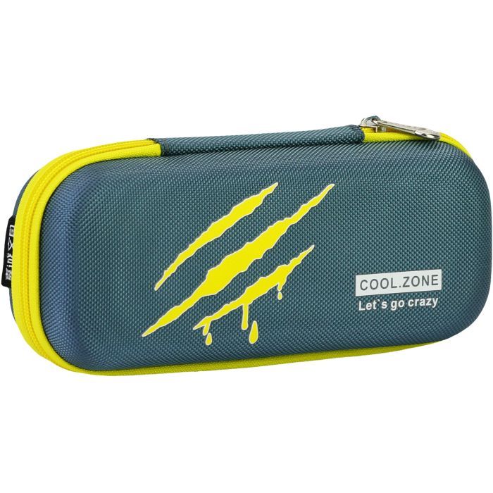 Пенал Cool For School с тиснением 1 отделение Голубой (B-8010-dk.blue)
