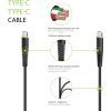 Дата кабель USB-C to USB-C 0.2m CBFLEXTT0 60W Intaleo (1283126559495) зображення 2