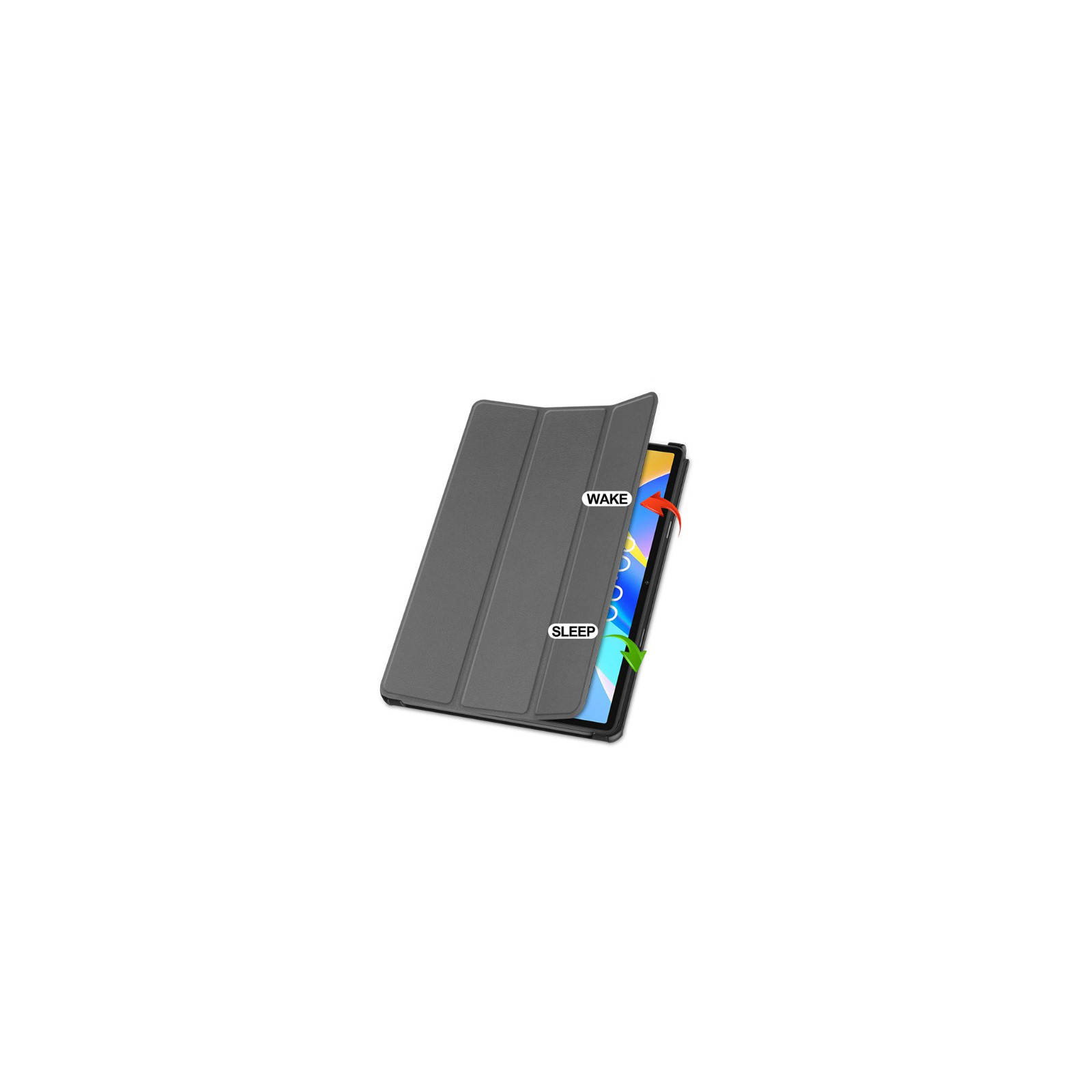 Чехол для планшета BeCover Smart Case Teclast T50 2022 11" Gray (709611) изображение 4