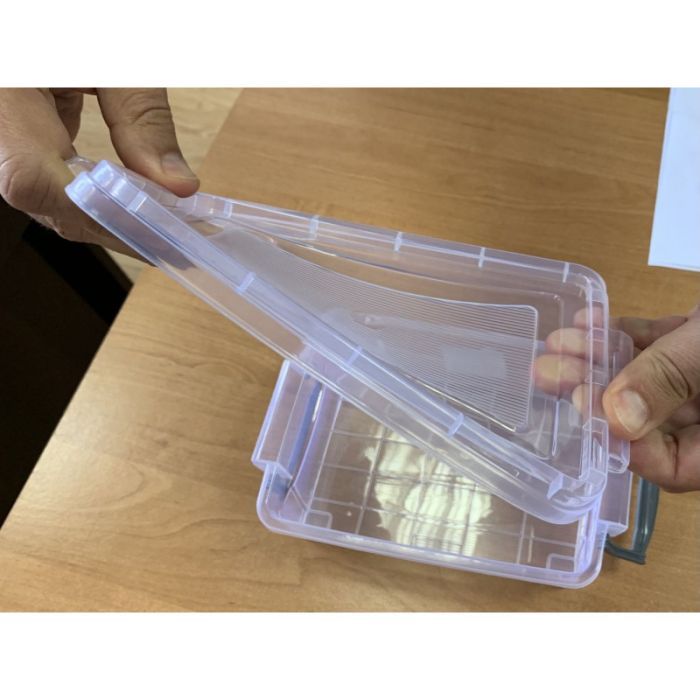 Харчовий контейнер Irak Plastik Storage квадратний 11 л прозорий (5337) зображення 2