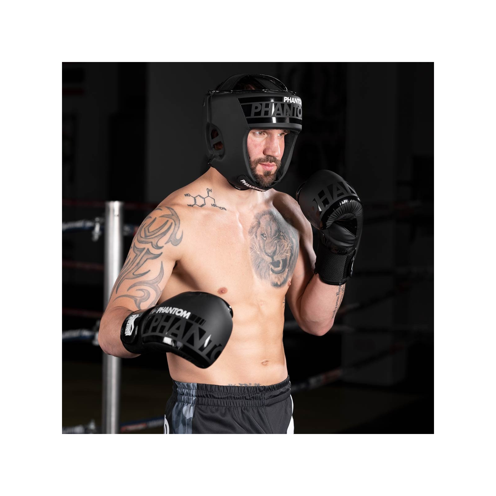 Боксерские перчатки Phantom APEX Speed Black 16oz (PHBG2024-16) изображение 6
