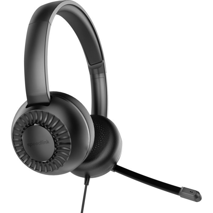Наушники Speedlink METIS USB Stereo Headset 3.5mm Jack with USB Soundcard Black (SL-870007-BK) изображение 2