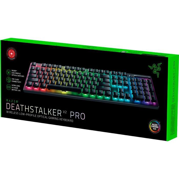 Клавиатура Razer DeathStalker V2 Pro Wireless Red Switch UA Black (RZ03-04360800-R3M1) изображение 7