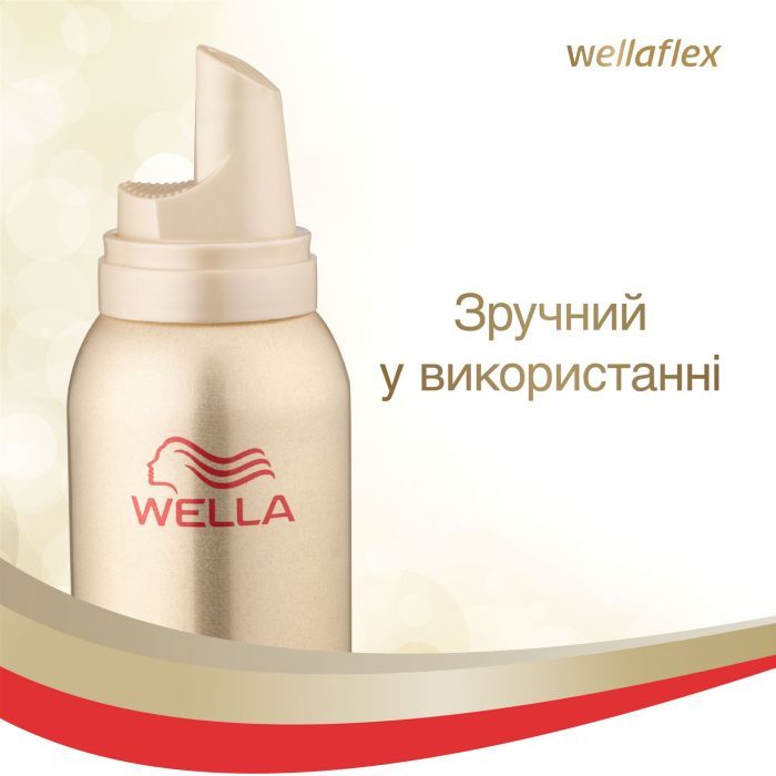 Мус для волосся WellaFlex для гарячого укладання сильної фіксації 200 мл (4064666230900) зображення 8