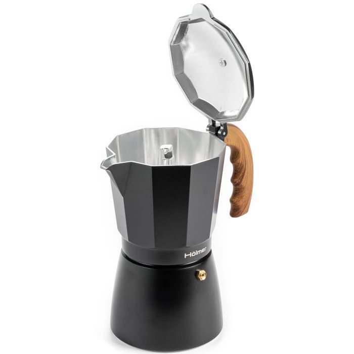 Гейзерная кофеварка Hölmer Natural 450 мл (CF-0450-BW Natural) изображение 2