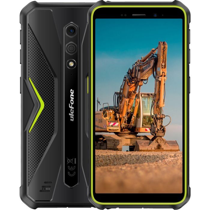 Мобильный телефон Ulefone Armor X12 3/32Gb Black Green (6937748735632)