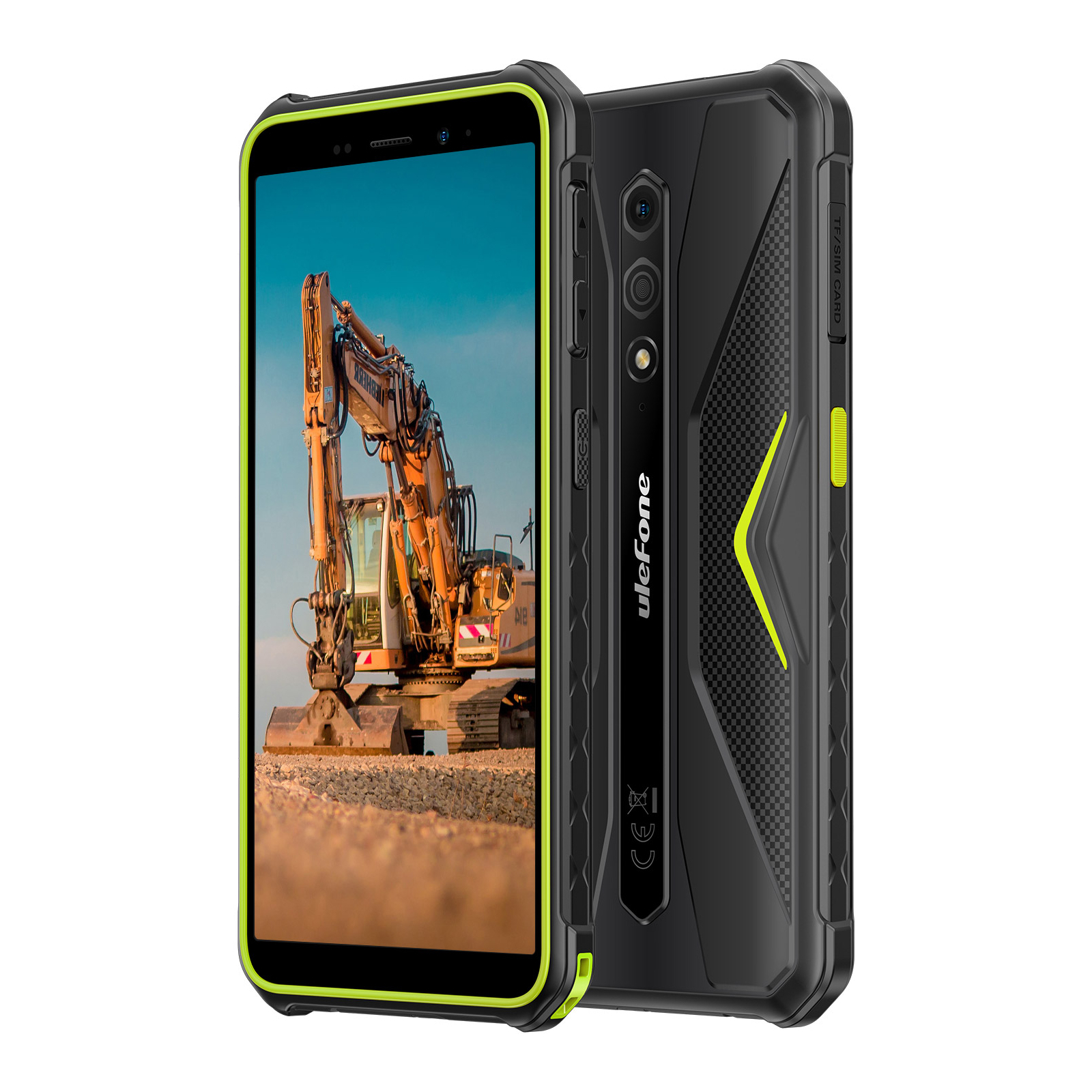 Мобільний телефон Ulefone Armor X12 3/32Gb Black Green (6937748735632) зображення 2
