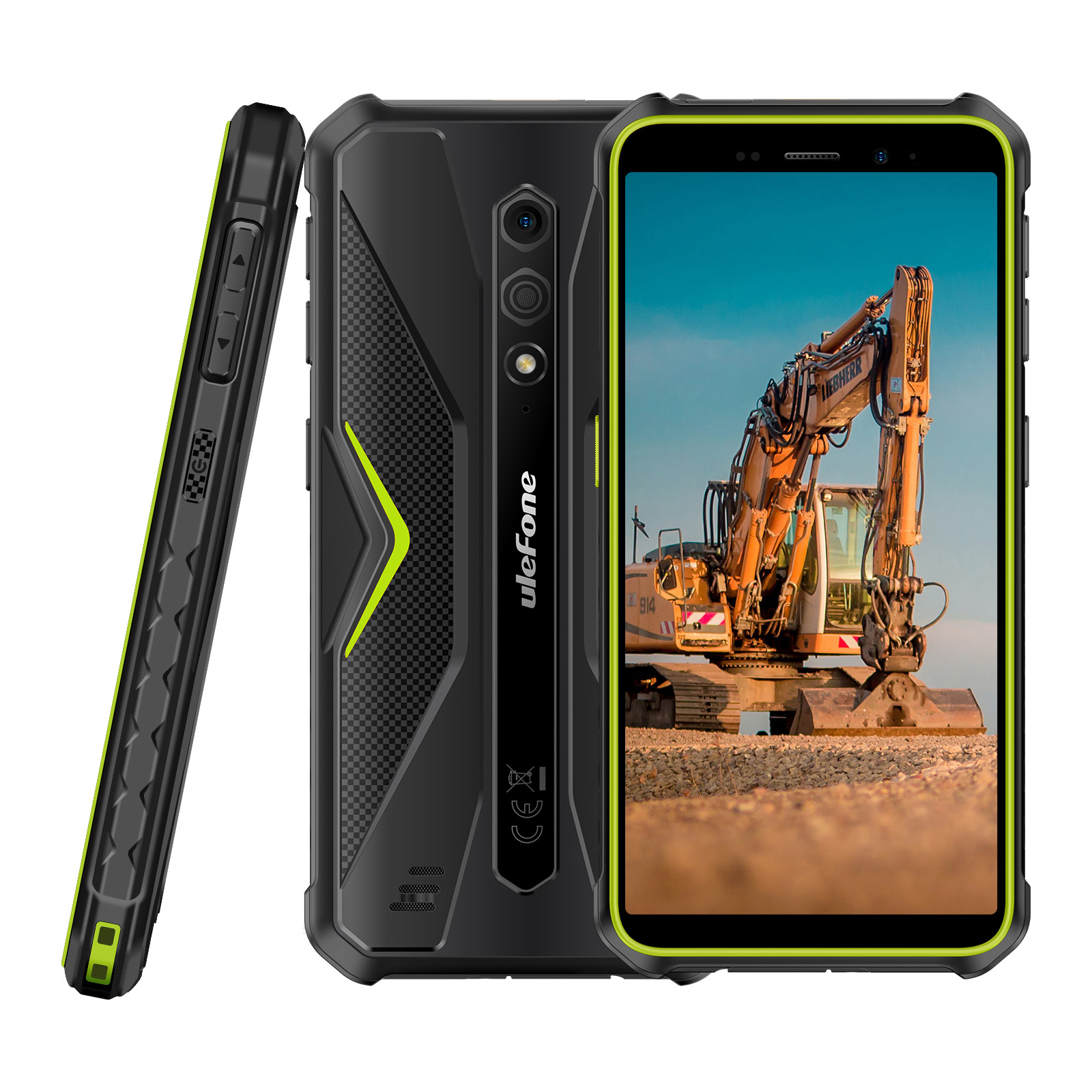Мобильный телефон Ulefone Armor X12 3/32Gb Black Green (6937748735632) изображение 5