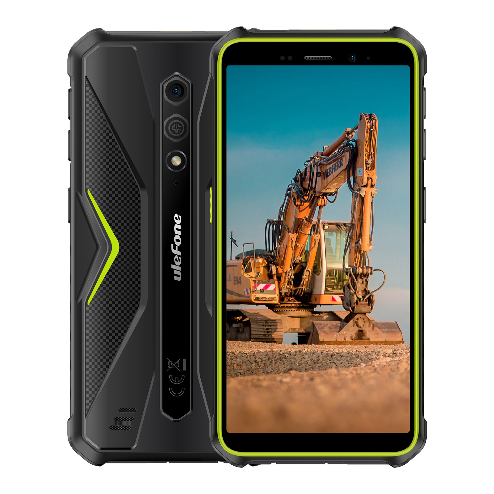 Мобільний телефон Ulefone Armor X12 3/32Gb Black Green (6937748735632)