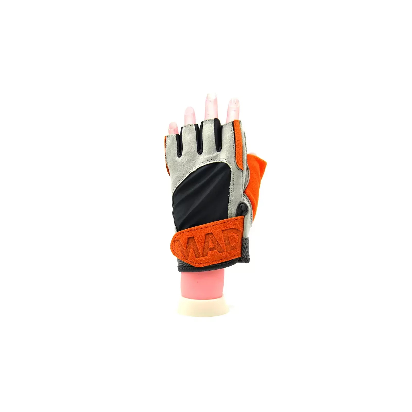 Перчатки для фитнеса MadMax MFG-850 Crazy Grey/Orange L (MFG-850_L) изображение 2