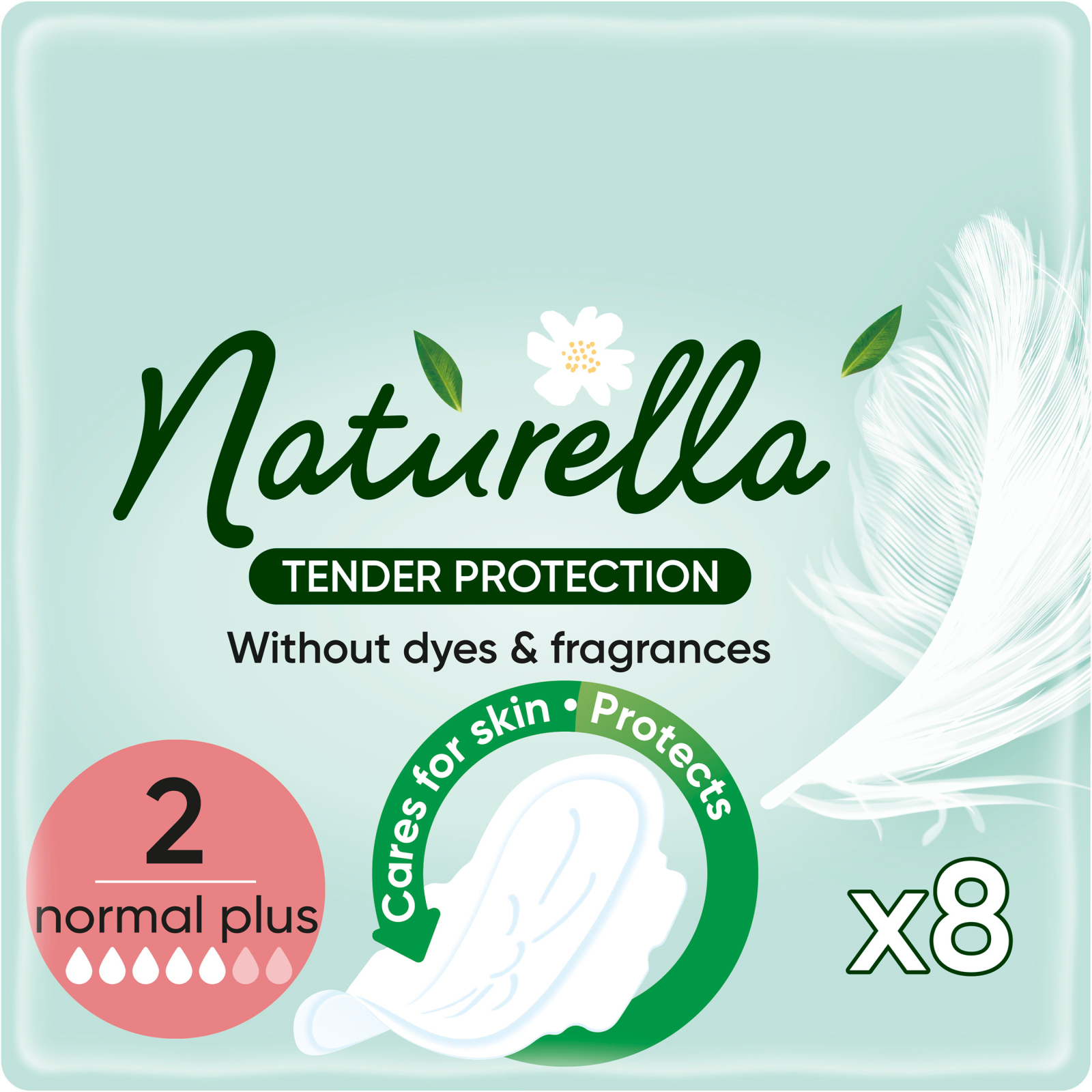 Гігієнічні прокладки Naturella Ніжний Захист Normal Plus (Розмір 2) 16 шт. (8700216045414)