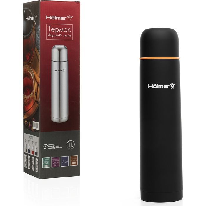 Термос Hölmer Exquisite 1000 мл Червоний (TH-01000-SRR Exquisite) изображение 9