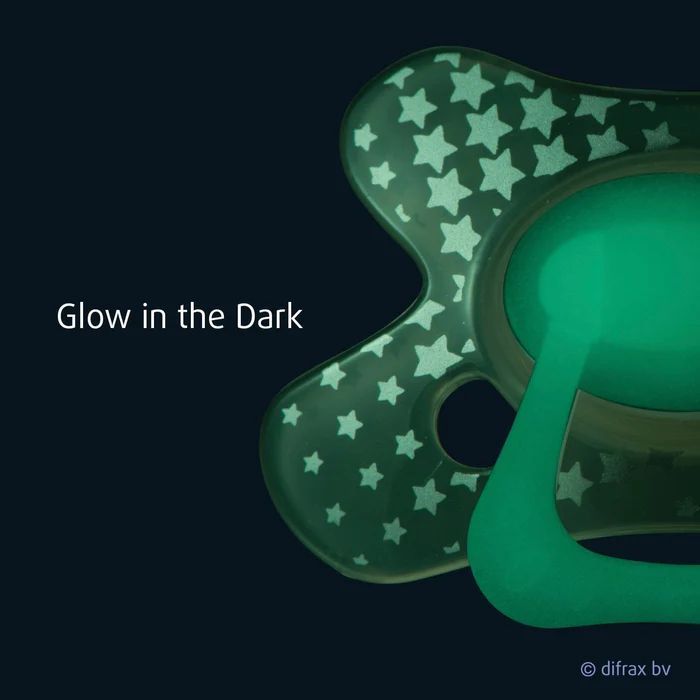 Пустышка Difrax Natural Night, светящийся в темноте, 6+ мес (GL127) изображение 6