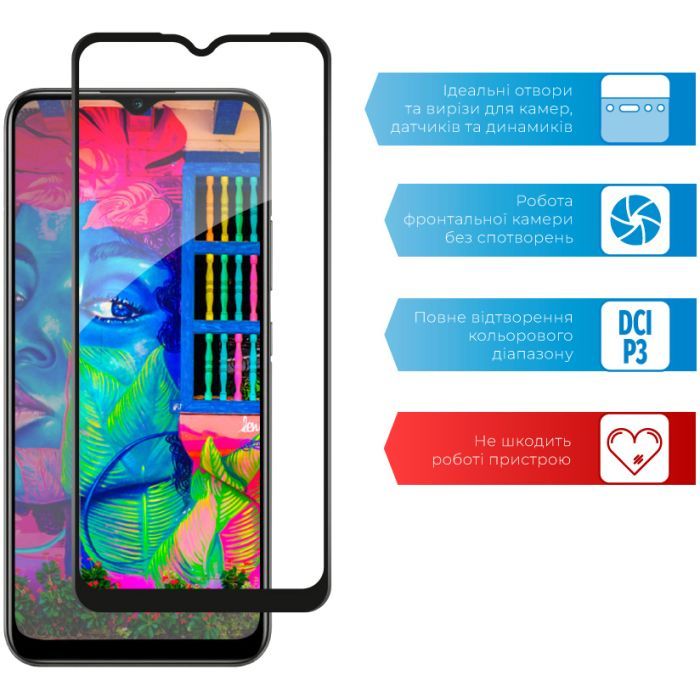 Скло захисне ACCLAB Full Glue Realme C25Y (1283126542350) зображення 4