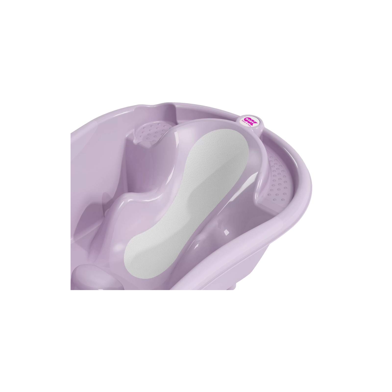 Ванночка Ok Baby Onda Evolution з анатомічною гіркою та термодат. біла (38081600) зображення 6