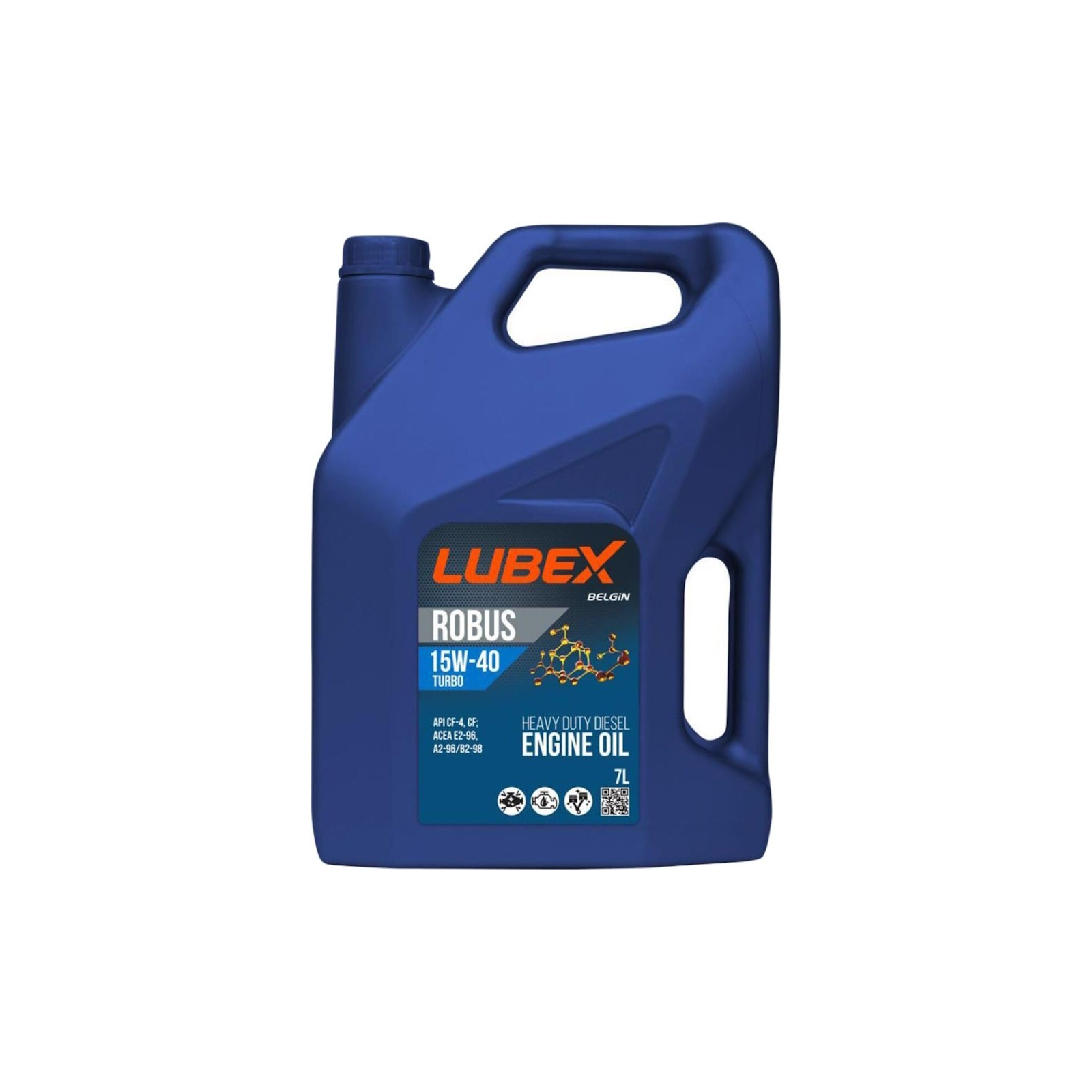 Моторное масло LUBEX ROBUS TURBO 15w40 7л