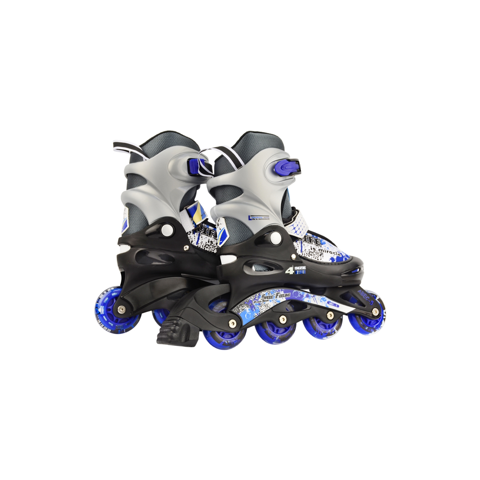 Роликові ковзани Action Zero Комплект Синій 30-33 (PW117CE308905/30-33) зображення 3
