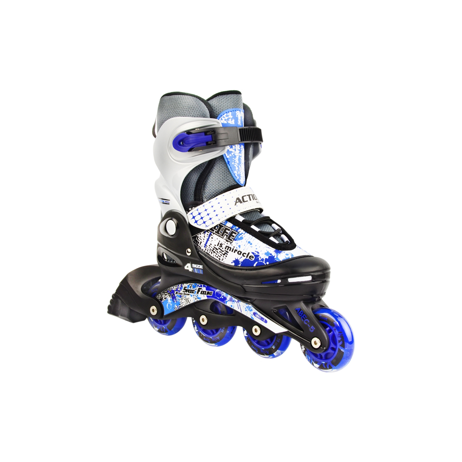 Роликовые коньки Action Zero Комплект Синій 30-33 (PW117CE308905/30-33) изображение 4