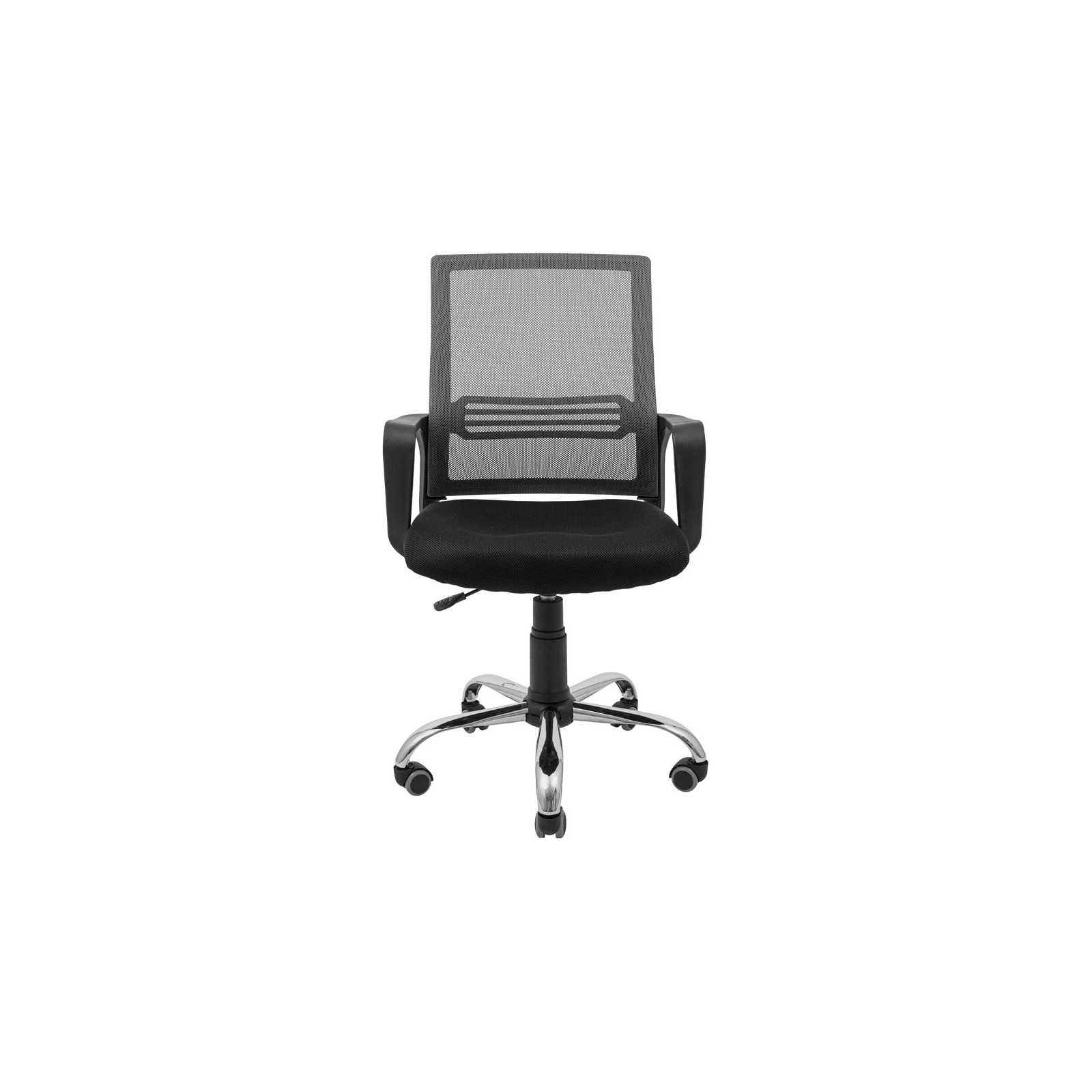 Офисное кресло Richman Джина Хром Пиастра Сетка черная + синяя (ADD0003025) изображение 2