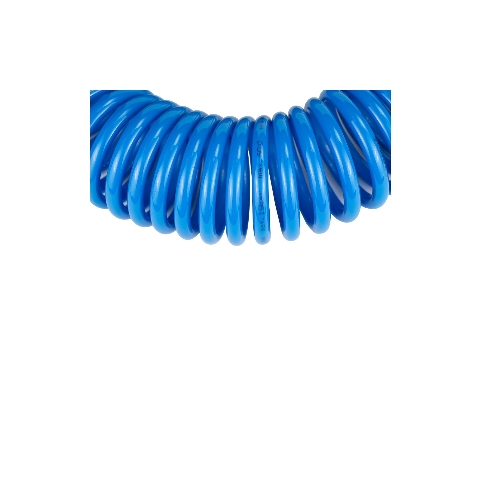 Пневматический шланг Sigma спиральный полиуретановый (PU) 5м 6.5x10мм (7012111) изображение 2