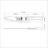 Кухонный нож Tramontina Barbecue для м'яса 203 мм (22938/108) изображение 6