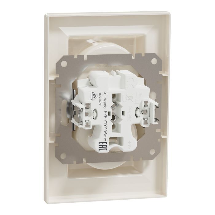 Розетка Schneider Electric ASFORA без заземления двойная крем (EPH9700123) изображение 7